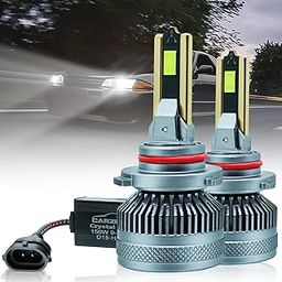 Carzex Crystal Eye D15 9005/HB3 White Headlight Led Bulb, Super Bright 150W/12000 Lumens Automotive Led Headlight Conversion Kit for Cars, Cool White 6500K (75 + 75 Watts, 2PC) (1 Year Warranty)-31