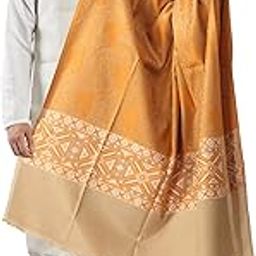 Men's Kashmiri Wool Paisley Design Warm and Soft Shawl-image-42