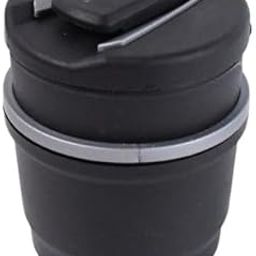 AGARBHA Portable Car Ashtray with Lid and Blue LED Light (1 Pc)-image-23