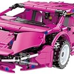 TRENDYTOYS Burrjal Arrab Hotel Building Block Toys Set,World's Great Monument,Models for School&College Projects,Excellent Gift for Teens&Adults (1368 Pcs,6+ Yrs),Multicolor (pinkn car)-image-43