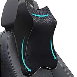Trust Enterprise Car Seat Headrest Neck Rest Cushion, Car Neck Pillow Durable 100% Pure Memory Foam Neck Pillow with Breathable Removable Cover Washable Comfortable Ergonomic & Neck Pain Relief-picture-55