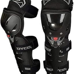 Scoyco Motorcycle Bike Racing Riding Knee & Elbow Guard (K11, Black)-6