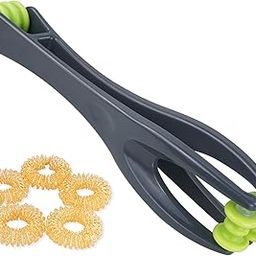 cotsoco Massager Roller, 2-in-1 Finger & Hand Massager, 5 Pcs Acupressure Rings, Portable, Cordless, Quiet, for Circulation, Stress, Arthritis Relief, Hands, Palm & Wrist-27