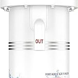 Portable instant Heating Automatic Thermal Cut Out Mini Electric Water Geyser for Kitchen & Bathroom 1 Liter (White Set-3)-image-25