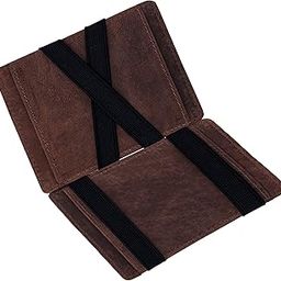 Vintage Brown Leather Magic Wallet for Men-23