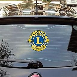 PEACOCKRIDE Lion's Club Car Window Sticker (PVC Vinyl)-image-26