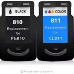IMPRINTEᵀᴹ PG 810 & PG 811 Combo Ink CARTRIDGES for USE in Canon Mp 245, Mp 276, Mp 486, Mx 416, Ip2772, IP 2770, Mp 258, Mp 287, Mp 496, Mp 497, Mp 287, Mx 328, Mx 347, Mx 357.-image-0