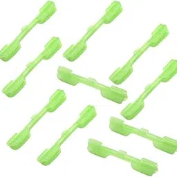 meadawgs Meadawgs® 10pcs Fluorescent Glow Stick Clip Fishing Rod Clips Small L-picture-23