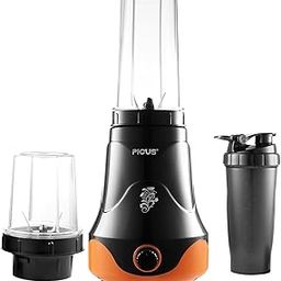 PICUS Nutri-Blend Mixer & Blender - 500W Power, Stainless Steel Blades, 2 Unbreakable Polycarbonate Jars, and Bonus Shaker Attachment for Smoothies, Soups, Sauces, and More-picture-16