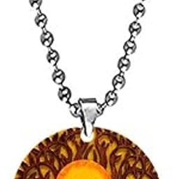 Shree Swami Samartha Yellow Bead Chain Religious Pendant for Men and Women-image-79