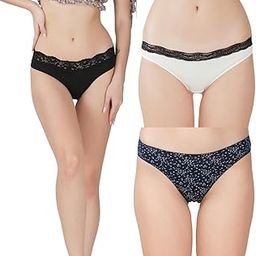 Women?s Premium Cotton Panties | Antimicrobial & Breathable | Everyday Comfort with Amazing Fit | Soft Fabric Innerwear for All-Day Freshness & Hygiene | Bikini | Pack of 3 |-image-69