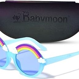 BabyMoon Kids Unicorn Shaped Summer Sunglasses Goggles For Baby Girls & Boys | 2-8 Y | Blue-image-13