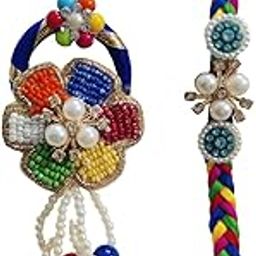 Creative Rakhi Set for Brother and Bhabhi, Bhaiya Bhabhi Rakhi Set of 2, Rakshabandhan Rakhis Combo with Roli-Chawal 2-image-33