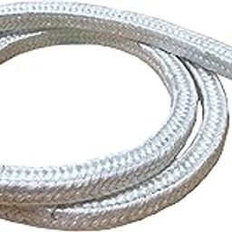 MinGlas Rope Seal - Fiberglass Square Braided Rope Gasket 1/4" x 8 feet, Firm High-Density, Stove Boiler Furnace Oven Kiln Door Seal Gasket-image-40