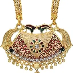 memoir Gold plated Handcrafted, Royal Bikaner Rajwada Mangalsutra Women Traditional Fashion-picture-24