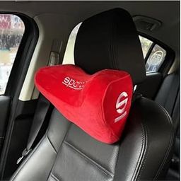 Ride2joy 2PC Sparco Universal Headrest Neck Pillow Cervical Pillow (red 2 PC Sparco Headrest Neck Pillow)-image-36