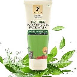 Pilgrim 1% Salicylic Acid Gel Face Wash 100 ml | Gel Face Wash with CICA & Tea Tree For Men & Women, for Oily skin, Acne Prone Skin, Non Drying Cleanser for Face-10