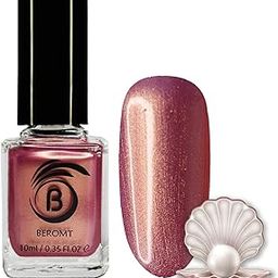 Beromt Pearl Nail Polish, Multi Colors, Gel Effect, Smooth Texture, Lustrous High-Shine Natural Nail Art, Wisdom Pearl 10ml-804-picture-14