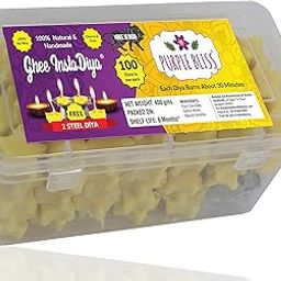 PurpleBliss Wax Ghee Candles, Pack of 102-image-7