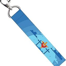 Christian Cross Lanyard Bag Tag with Swivel Lobster for Gift Luggage Bags Backpack Laptop Bags L X H 5 X 0.8 INCH-picture-17