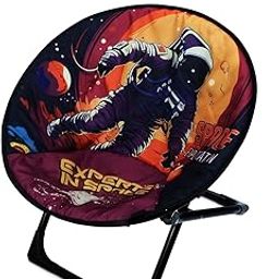 Ramson India Children's Camping Chair Moon Chair | Foldable Children's Chair for Indoor and Outdoor Use | Easy to Carry | Cartoon Astronaut Design for Toddler Girls & Boys-picture-18