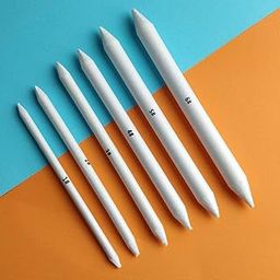 Qatalitic 6 pcs. Blending Stumps, Tortillions Paper Art Blenders, Charcoal Sketch Drawing Tools for Students, Artists and Professionals-picture-12