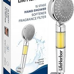 Life Harbor 15-stage Hand Shower Filter & Softener For Bathroom | Filter For Hard Water And Chlorine | Hand Shower With Lemon Fragrance Filter | Gives Healthy Skin, Hair & Nails-image-98