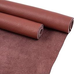 WeaverHandCraft NDM Leather Sheet,1.2mm to 1.4mm Soft Full Grain Chrome Tanned Cowhide, Batch-Dyed Aniline Leather for Crafting, Sewing, Wallets, Keychains, Furniture, Bags & Accessories (Tan)-image-81