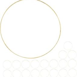 PLAFOPE 10pcs Dream Catcher Hoops Macrame Craft Rings for DIY Wreaths Floral Decorations Gold Iron Rings for Home Event Decor-image-26