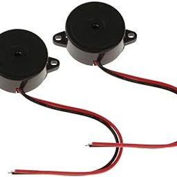 ATORSE 2pcs 23mm Piezo Buzzer,DC 1.5-15V Electronic Buzzer Alarm,for Alarm-image-42