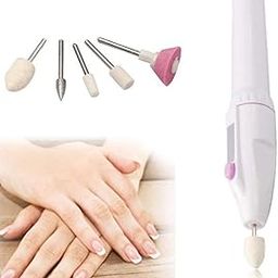 FosCadit 7 In 1 Tools Nail Care Electric Nails Art Tools Kit Set Grooming Pedicure Manicure Polisher Salon Shape File Pen Remove Calluses (multicolor)-image-29