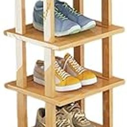 GRACIOUS MART Wooden Shoe Organizer Space Savaing and Multifunctional Rack for Vertical Entryway Corridor, Living Room and Bedroom (25 CM, 6 Floor)-image-4