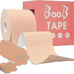 Breast Lift Tape for Women Breast Lift Tape and Nipple Pasties Sagging Breast Lifting Tape Nipple Pasties and Tape Breast Lift Pasties (Pack of 1) Beige-image-16