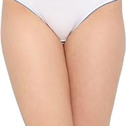 Women's Cotton Low Waist Bikini Panty in White-image-11