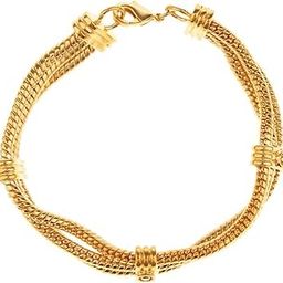 Lr Decor Bazaar Two-strand Wheat Chain Bracelet Man Wrist Hand Bracelet 02 Gold Jewelry & Watches | Fashion Jewelry | Bracelets-image-62
