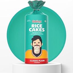GRAINIC Rice Cakes, Classic Plain - Unsalted I Vegan, Gluten Free and All Natural (1 X 135 g)-image-66