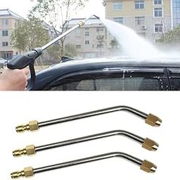 UJEAVETTE 3Pcs 20cm Long Pressure Washer 30 Degree Wash Nozzle Angled Lance Extension-image-33