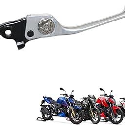 TVS Bike Adjustable Brake Lever for BS6 RTR Bikes, Ajustable CAM for 3 Position, 14mm Travel, Handle Guard Aluminium Material, Black-19