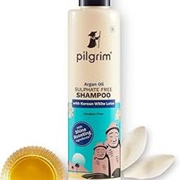 Pilgrim Mild Sulphate Free Shampoo (Argan Oil) For Dry Frizzy Hair, Men and Women, No Sulphate No Paraben, Korean Beauty Secrets (Shampoo), 200ml-52
