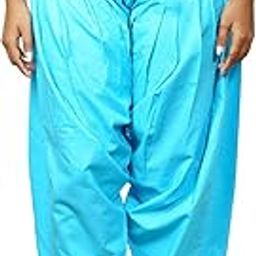 Women Cotton Patiala Pant - 38 Inch Length -Solid Ethnic Style Trousers -Free Fit-All Day Wear-image-70