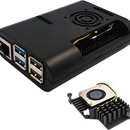 Raspberry Pi 5 Case With Active Cooler,Abs Case For Raspberry Pi 5 4Gb/5Gb(5Be)-82