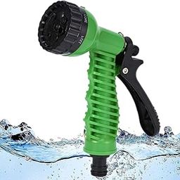 EPISKEY® Garden Hose 7 Pattern High Pressure Garden Hose Nozzle Water Spray Gun With Leak Proof 2 Pcs Metal Grip Lock Gardening Washing Gun-image-4