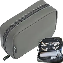 ultraprolink Transit Tech Organizer Pouch Bag | 1.2L Water Repellent Electronic Gadget Bag for USB Cables,Travel Adapters, Laptop Mobile Charger, Power Bank, Ear Phones,Hard Disk|UM1229 | Green-picture-19