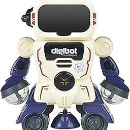 ACARYA 360° Rotating Robot Toy with Music & Flashing Lights | Smart Dancing Robot for Toddlers & Kids | Battery Powered Fun Toy-image-8