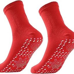 BNF®Self Heating Socks Heat Insulated Warm Foot for Cycling Hiking Fishing Red|Sporting Goods | Accessories |1 Set Heated Socks-image-8