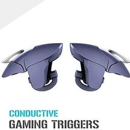 2 in 1 PUBG Mobile Remote Controller Gamepad Holder Handle Joystick Triggers L1 R1 Shoot Aim Button(Black) (Multi 4)-picture-19