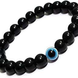 black onyx with evil eye 8mm avoid negative energy for girls boys men women…-image-7