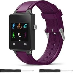 Meifox Compatible with Garmin Vivoactive Band,Solf Silicone Wristband Replacement Bands for Garmin Vivoactive Watch.-picture-23