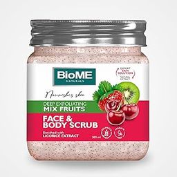 BioME NATURALS - MIX FRUITS FACE & BODY SCRUBB 380ML, DEEP EXFOLIATING MIX FRUITS FACE & BODY SCRUB ENRICHED WITH LICORICE EXTRACT, BIOME MIX FRUITS FACE & BODY SCRUB-image-79