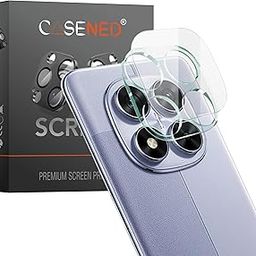 CASENED Camera Lens Protector for Redmi Note 14 Pro - 9H Tempered Glass, Scratch-Resistant Camera Glass Protector [1 Pack]-picture-28